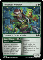 Ferocious Werefox - Foil